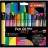 768/12-21-ROTUL.STABILO PEN 68 MAX ARTY LINE C/12 precio por 6 unidades
