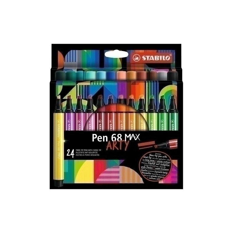 768/24-21-ROTUL.STABILO PEN 68 MAX ARTY LINE C/24 precio por 6 unidades