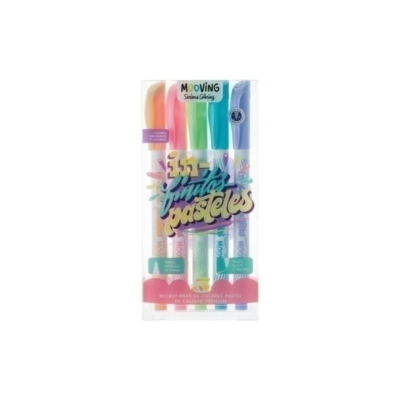 3041105-ROTUL.MOOVING FINELINER PAST. EST.5 precio por 1 unidades
