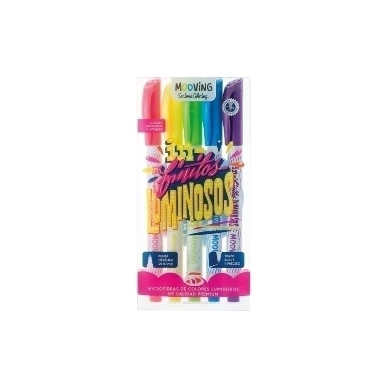 3041205-ROTUL.MOOVING FINELINER LUM.EST.5 precio por 1 unidades