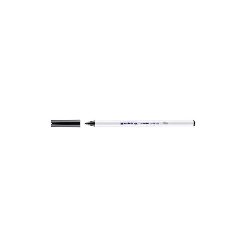 460001-ROTUL.EDDING 4600 TELA FINO NEGRO precio por 10 unidades