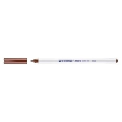460007-ROTUL.EDDING 4600 TELA FINO MARRON precio por 10 unidades