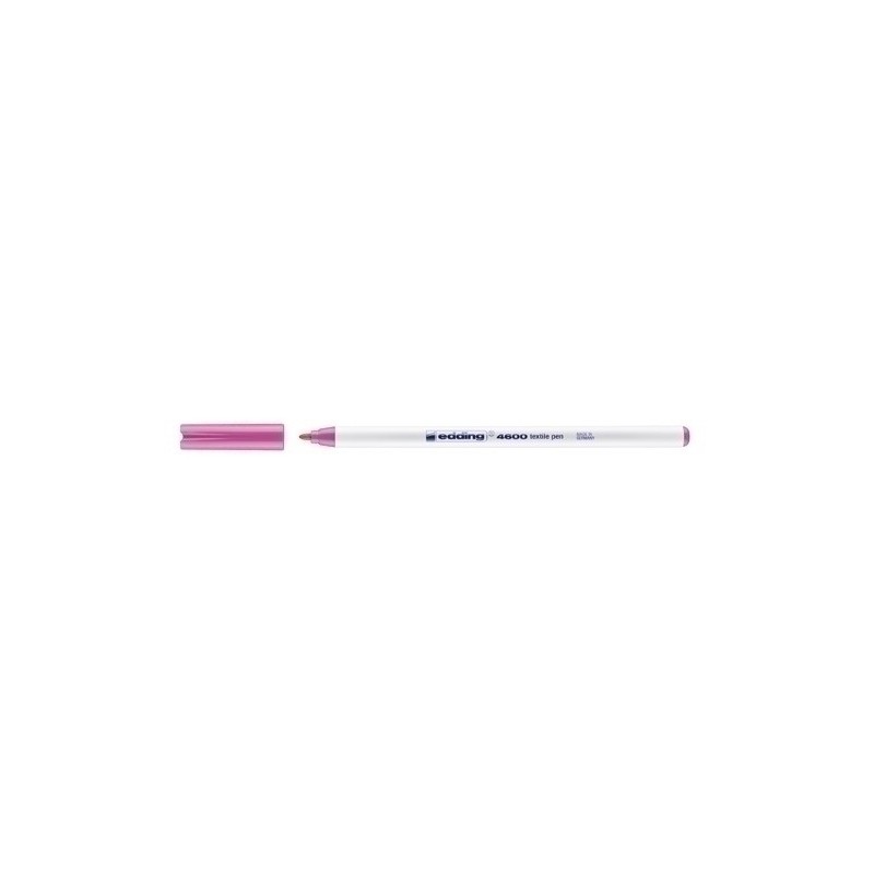 460009-ROTUL.EDDING 4600 TELA FINO ROSA precio por 10 unidades