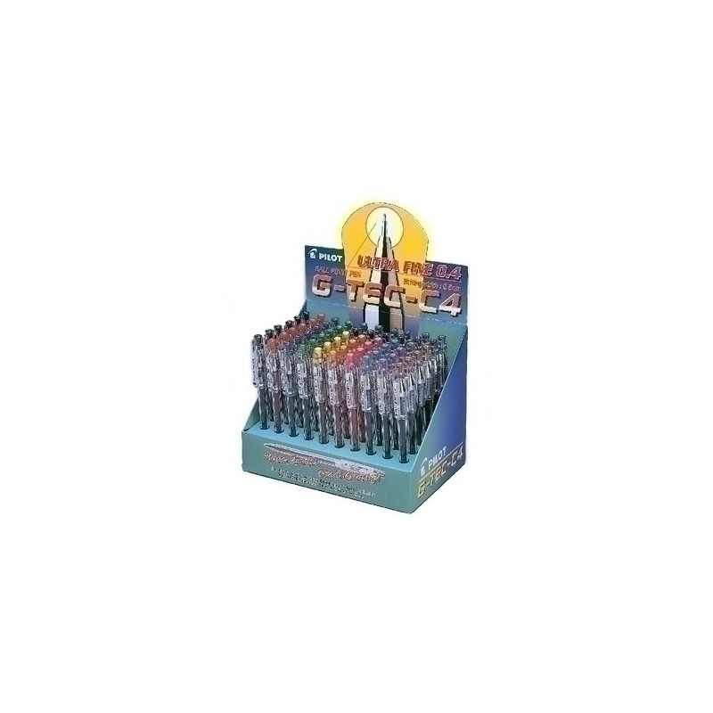 BL-GC4-10C-60DPK-ROLLER PILOT G-TEC-C4 EXPOSITOR de 60 precio por 1 unidades