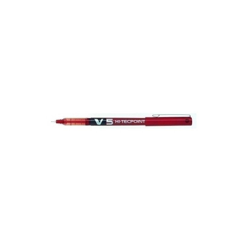 BX-V5-R-ROLLER PILOT V-5  ROJO precio por 12 unidades