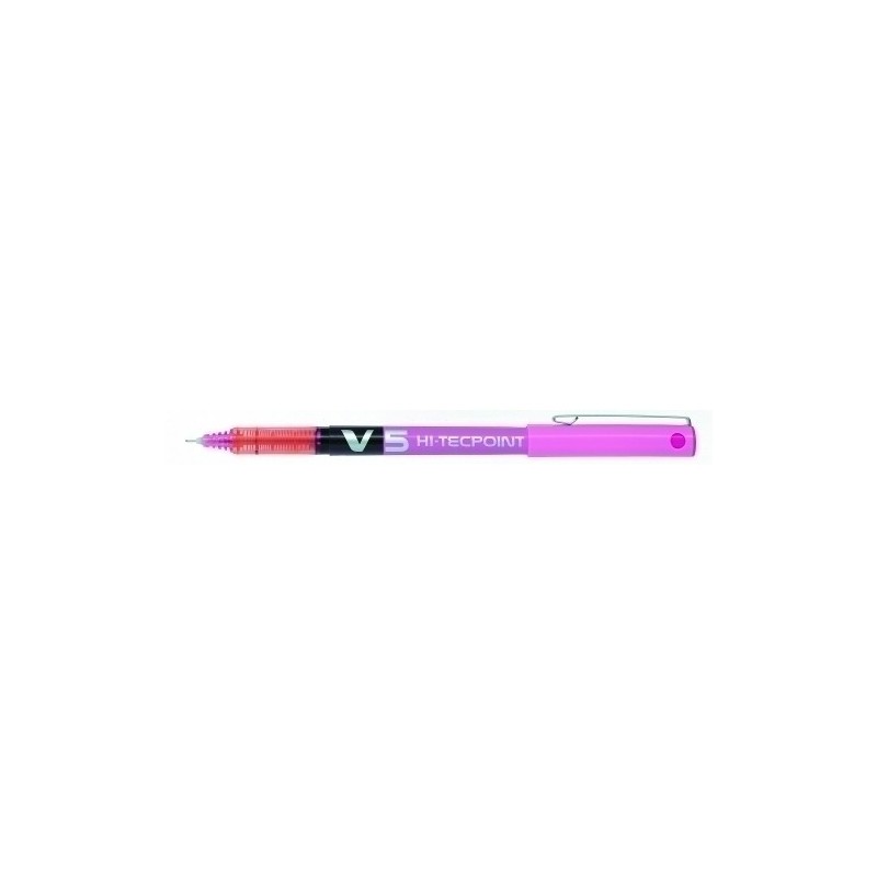 BX-V5-P-ROLLER PILOT V-5  ROSA precio por 12 unidades