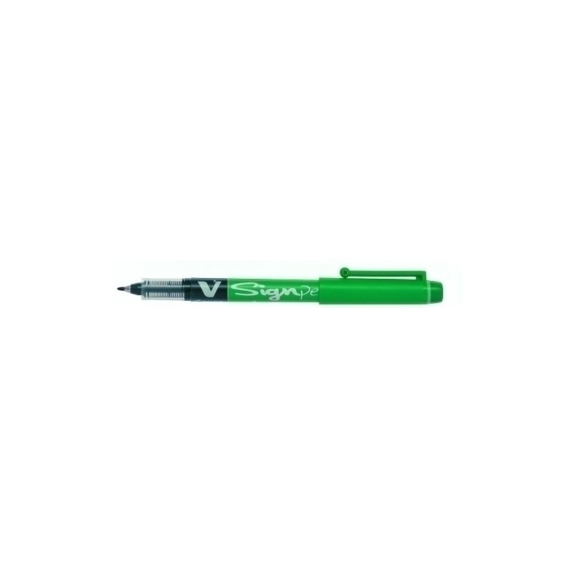 SW-VSP-G-ROLLER PILOT SIGN PEN VERDE precio por 12 unidades