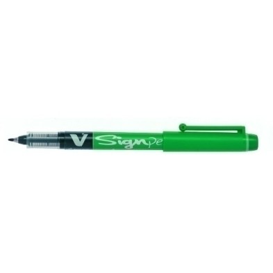SW-VSP-G-ROLLER PILOT SIGN PEN VERDE precio por 12 unidades