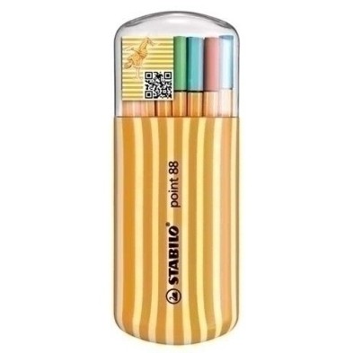8820-02-ROTUL.STABILO POINT 88 ESTUCHE 20 ZEBRUI precio por 1 unidades