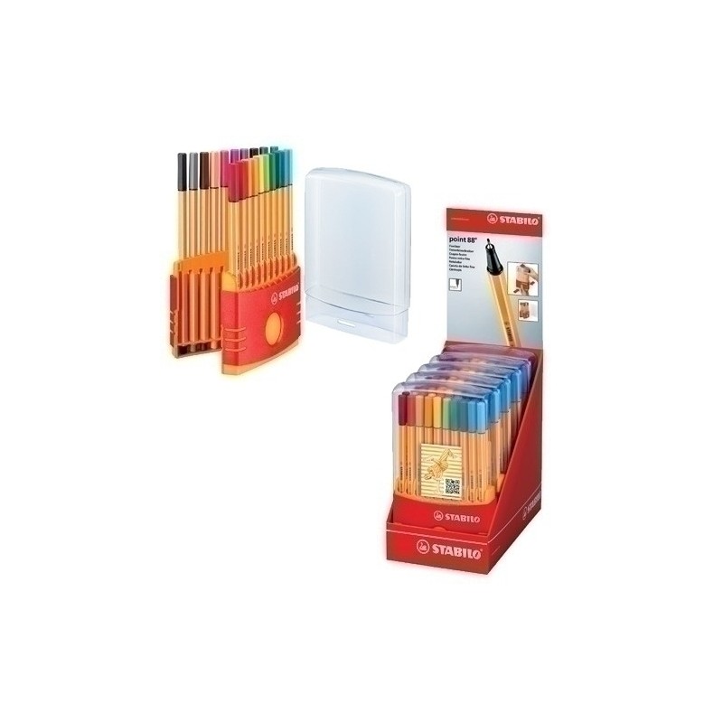 8820-03-ROTUL.STABILO POINT 88 COL.PARADE EST.20 precio por 1 unidades