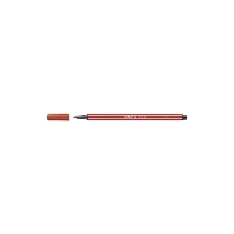 68/40-ROTUL.STABILO PEN 68  BERMELLON precio por 10 unidades