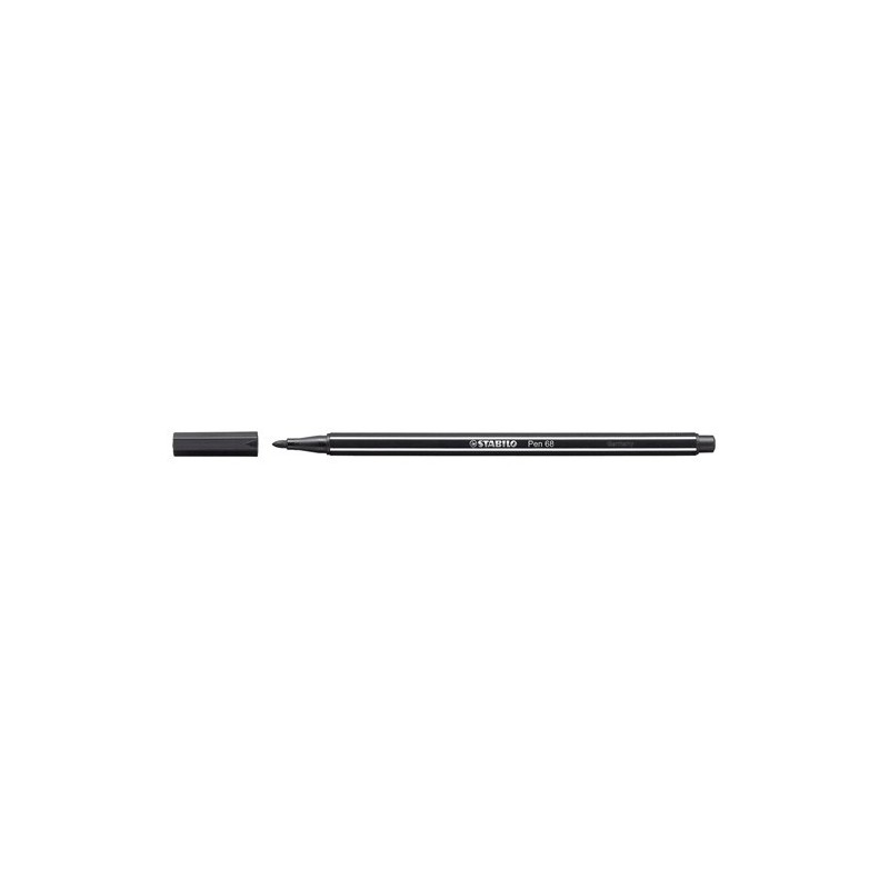 68/96-ROTUL.STABILO PEN 68  GRIS OSCURO precio por 10 unidades