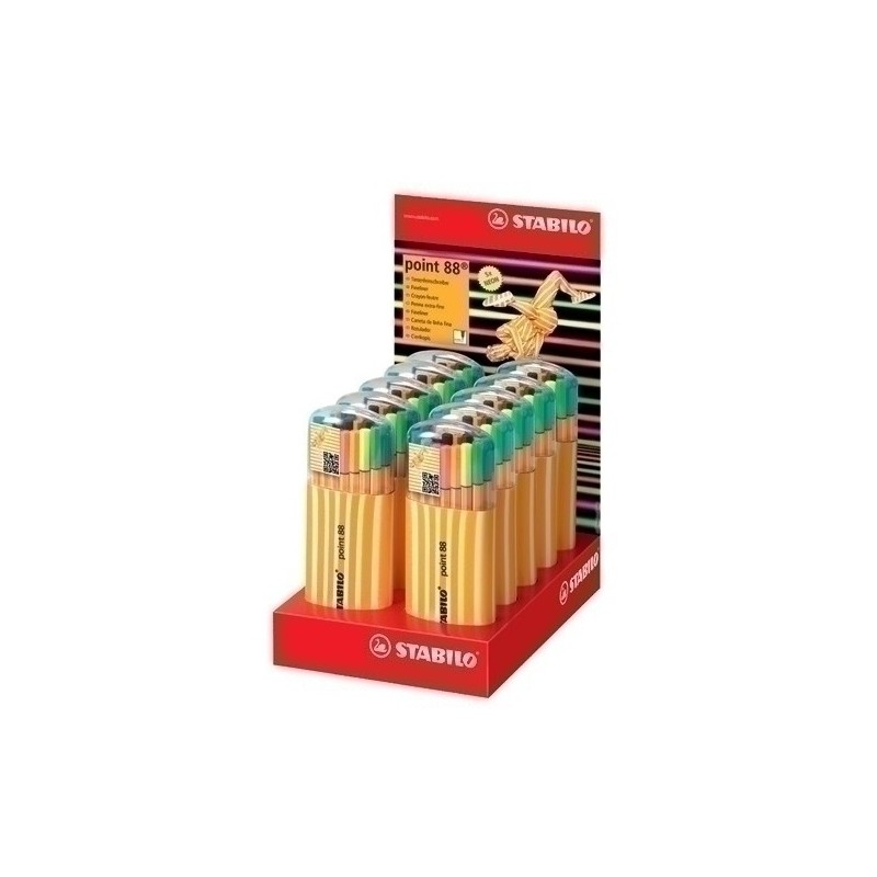 8820-10-02-ROTUL.STABILO POINT 88 ESTUCHE 20 EXP.10 precio por 1 unidades