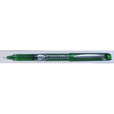 BXGPN-V7-G-ROLLER PILOT V-7  GRIP VERDE precio por 12 unidades
