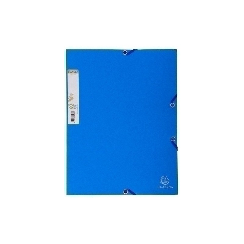 56982E-CARPETA SOLAP.EXACOMPTA CART. A4 AZUL precio por 1 unidades