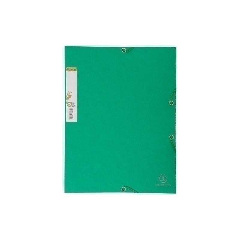 56983E-CARPETA SOLAP.EXACOMPTA CART. A4 VERDE precio por 1 unidades