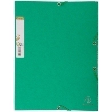 56983E-CARPETA SOLAP.EXACOMPTA CART. A4 VERDE precio por 1 unidades