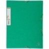 56983E-CARPETA SOLAP.EXACOMPTA CART. A4 VERDE precio por 1 unidades