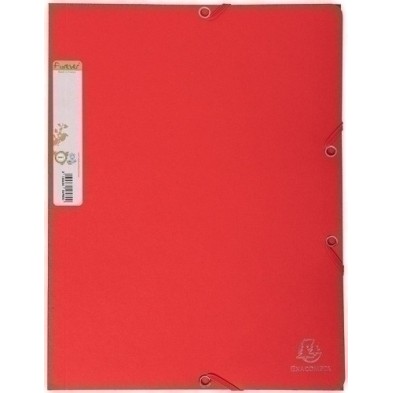 56985E-CARPETA SOLAP.EXACOMPTA CART. A4 ROJO precio por 1 unidades