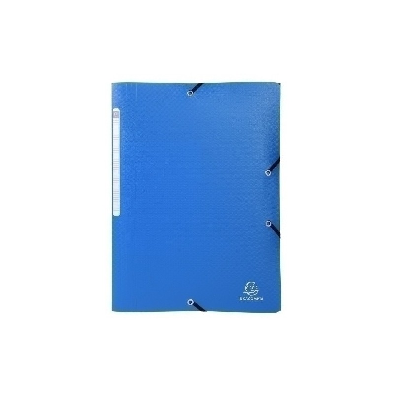 55082E/55802E-CARPETA SOLAP.EXACOMPTA PP A4 AZUL precio por 1 unidades
