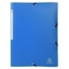 55082E/55802E-CARPETA SOLAP.EXACOMPTA PP A4 AZUL precio por 1 unidades