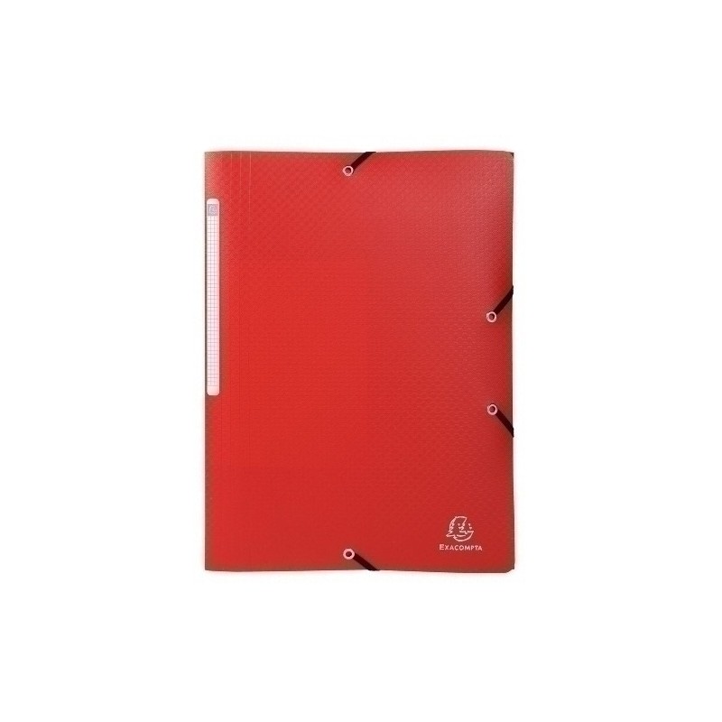 55085E-CARPETA SOLAP.EXACOMPTA PP A4 ROJO precio por 1 unidades