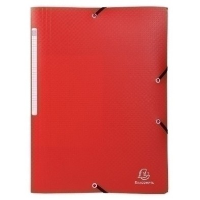 55085E-CARPETA SOLAP.EXACOMPTA PP A4 ROJO precio por 1 unidades