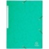 17103H-CARPETA SOLAP.EXACOMPTA CART. A4 VERDE precio por 1 unidades