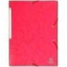 17109H-CARPETA SOLAP.EXACOMPTA CART. A4 ROJO precio por 1 unidades