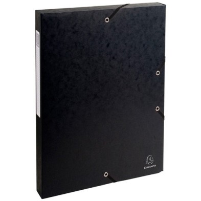 50601E-CARP.PROY.EXACOMPTA CART.A4 6 cm NEGRO precio por 1 unidades