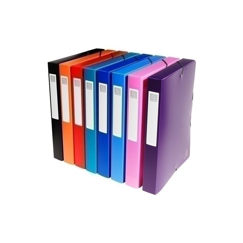 5970E-CARP.PROY.EXACOMPTA PP A4 4 cm SURT. precio por 1 unidades
