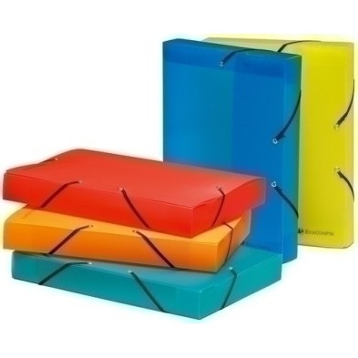 5977E-CARP.PROY.EXACOMPTA PP A4 4 cm SURT. precio por 1 unidades