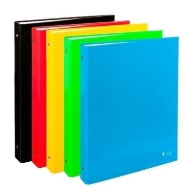 12181499-CARPETA CARCHIVO LUZ A4 4 AN.40 SURT. precio por 8 unidades