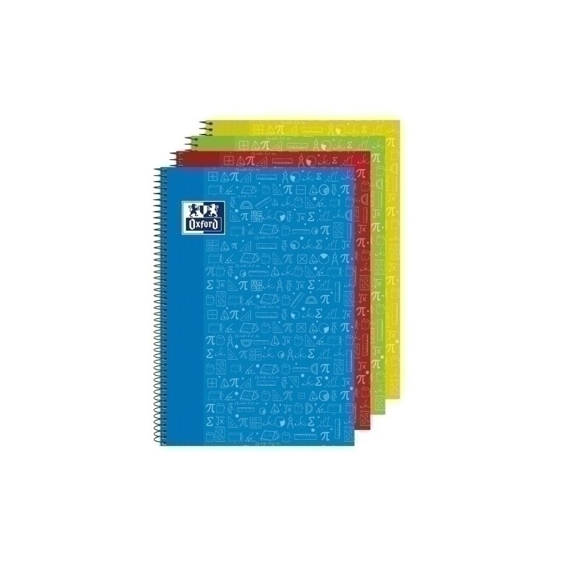 400136879-BLOCK OXF.SCH.ASIG. MATE. Fº 80h CD.4 (4 precio por 4 unidades