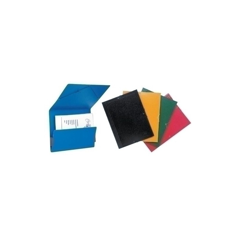 312 VERDE-CARPETA GOMAS SARO CART. GOF.10 Fº VERDE precio por 10 unidades