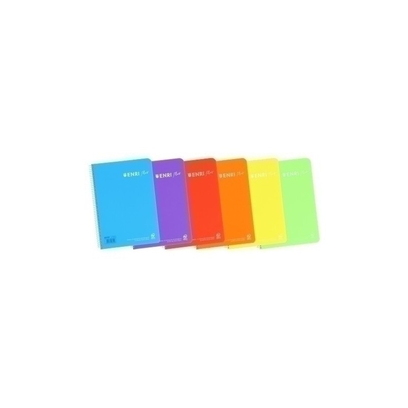 400133583-BLOCK ENRI PLUS PP Fº 80h CD.4 COL.(6) precio por 5 unidades
