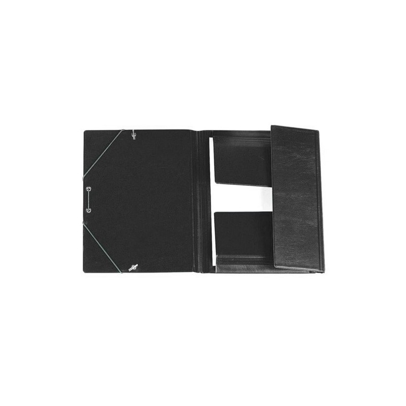 341CS-00-CARPETA SOLAP.IBER.PVC 4º NEGRA precio por 1 unidades