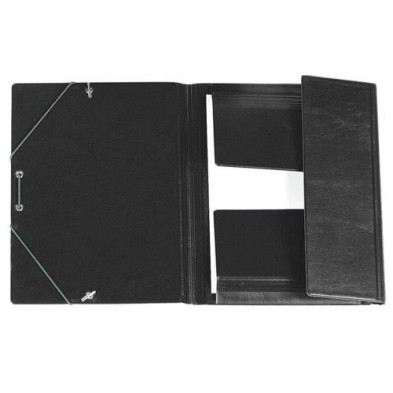 341CS-00-CARPETA SOLAP.IBER.PVC 4º NEGRA precio por 1 unidades