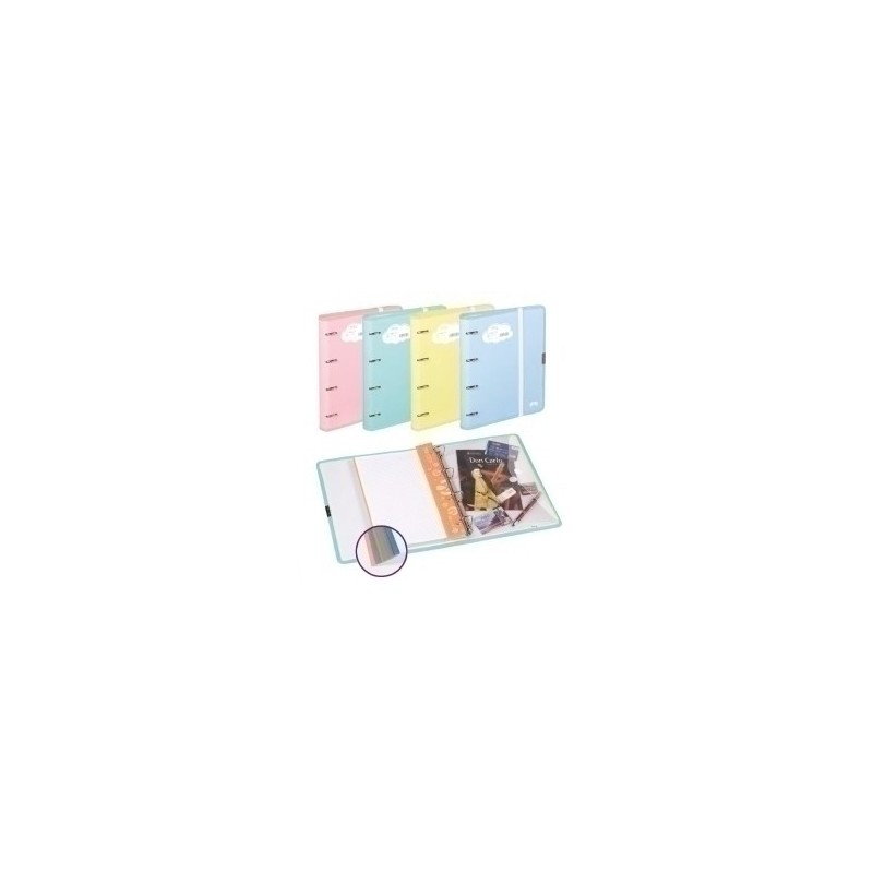 12207499-CARPEBLOC CARCH.SOFT A4 4AN.120H SURTIDO precio por 4 unidades