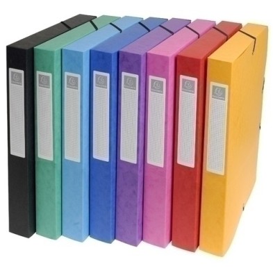 50300E-CARP.PROY.EXACOMPTA CART.A4 2.5 cm SURTI precio por 1 unidades