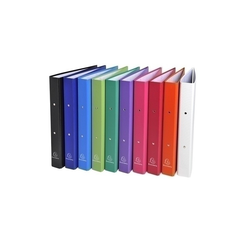 54330E-CARPETA EXACOMPTA FORR. A4 2 AN.30 SURT. precio por 1 unidades