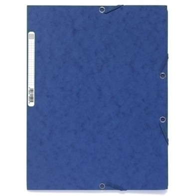 55502E-CARPETA SOLAP.EXACOMPTA CART. A4 AZUL precio por 1 unidades