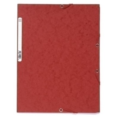 55505E-CARPETA SOLAP.EXACOMPTA CART. A4 ROJO precio por 1 unidades
