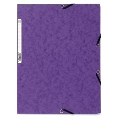 55508E-CARPETA SOLAP.EXACOMPTA CART. A4 MORADO precio por 1 unidades