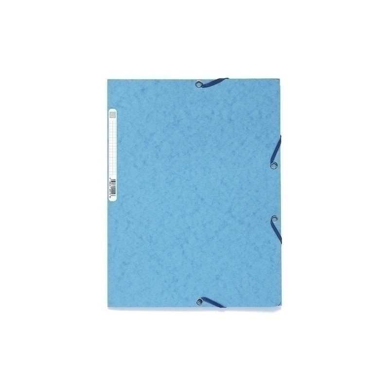 55519E-CARPETA SOLAP.EXACOMPTA CART. A4 TURQUES precio por 1 unidades