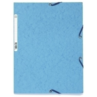 55519E-CARPETA SOLAP.EXACOMPTA CART. A4 TURQUES precio por 1 unidades