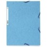 55519E-CARPETA SOLAP.EXACOMPTA CART. A4 TURQUES precio por 1 unidades
