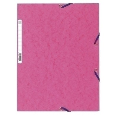 55520E-CARPETA SOLAP.EXACOMPTA CART. A4 ROSA precio por 1 unidades