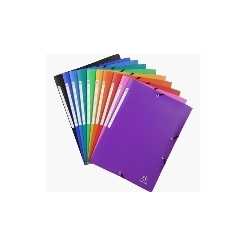 55840E/55810E-CARPETA SOLAP.EXACOMPTA PP A4 SURT. precio por 1 unidades