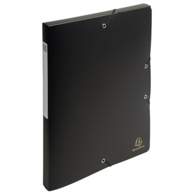 59681E-CARP.PROY.EXACOMPTA PP A4 2.5 cm NEGRO precio por 8 unidades